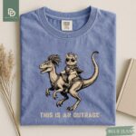 Comfort Colors® Princess Donut and Mongo Shirt, Dungeon Crawler Carl Tee Fantasy Book Reader Geeky Cat Lover Tshirt Donu Mongo Bookish Merch - Image 6