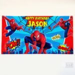 Custom Name Custom Spiderman Birthday Backdrop Banner, Spiderman Birthday Party, Spiderman Party, Spiderman Birthday Decoration, S B5PH5U - Image 3