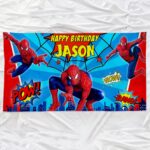 Custom Name Custom Spiderman Birthday Backdrop Banner, Spiderman Birthday Party, Spiderman Party, Spiderman Birthday Decoration, S B5PH5U - Image 4