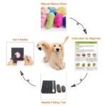 2 Labradors Needle Felting Kit for Beginners DIY Craft Kit Include Everything to Make 4x4x2inch - Image 4