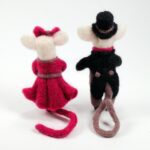 Mice Needle Felting Kit for Beginners, DIY Craft (4.7 inch) - Image 2