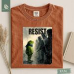Resist Portland Frog Protest Comfort Colors® Shirt, I Stand With Frog Anti Establishment Tee Anti ICE Shirt Anti Trump Activist Resistance - Image 6