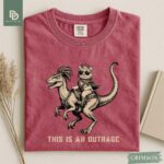 Comfort Colors® Princess Donut and Mongo Shirt, Dungeon Crawler Carl Tee Fantasy Book Reader Geeky Cat Lover Tshirt Donu Mongo Bookish Merch - Image 8