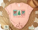 Coquette Merry Christmas Sweatshirt, Merry Christmas Family Shirt Winter Holiday Shirt Coquette Bow Xmas Tee Womens Xmas Gift Family Festive - Image 5