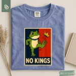 No Kings Shirt Men Women Portland Frog Protest Comfort Colors Shirt, Portland Frog Activist Shirt, No Kings Day Liberal Peaceful Protest Tee - Image 7
