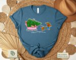 Dachshund Through The Snow Sweatshirt, Christmas Hot Dog Tee, Xmas Dachshund Shirt, Reindeer Dachshund Tee, Christmas Tree Shirt, Wiener Dog - Image 8