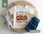 All Booked For Christmas Sweatshirt, Funny Bookish Christmas Santa Sweater, Book Lovers Christmas Shirt, Bookworm Gift, Christmas Book Shirt - Image 8