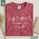 Comfort Colors® Family Christmas Shirt, Custom Christmas Family Name 2025 Shirt, Personalized Holiday Shirt Xmas Gift, Xmas Family Pajamas - Image 8