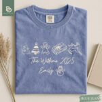 Comfort Colors® Family Christmas Shirt, Custom Christmas Family Name 2025 Shirt, Personalized Holiday Shirt Xmas Gift, Xmas Family Pajamas - Image 11