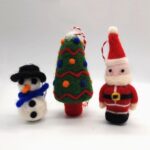 Christmas Needle Felting Kit for Beginners: DIY Craft, 3 Pack