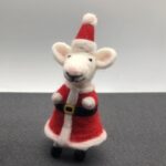 2 Christmas Rats Felting Kits for Beginners DIY Craft Kit Include Everything to Make - Image 4