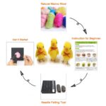 3 Mini Chick Felting Kits for Beginners DIY Craft Kit Include Everything to Make - Image 6