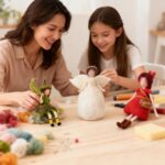 Fairy Needle Felting Kit, 6 inch Mobile Decor, DIY Craft - Image 2