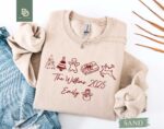Family Christmas Sweatshirt, Custom Christmas Family Name 2025 Tee, Personalized Holiday Shirt Xmas Gift, Funny Family Xmas Pjs, Custom Gift - Image 2
