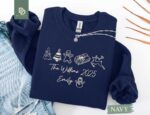 Family Christmas Sweatshirt, Custom Christmas Family Name 2025 Tee, Personalized Holiday Shirt Xmas Gift, Funny Family Xmas Pjs, Custom Gift - Image 5