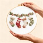 Santa Claus Embroidery Starter Kit, 8-inch Hoop, English Manual - Image 3