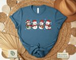Christmas Nurse Shirt Sweatshirt, Cute Holiday Nurse Tee, ICU RN Gift for Nurse, Snowman Nurse Shirt, Winter Medical Crew Hospital Party Tee - Image 5