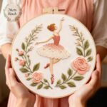 Elf Embroidery Kit Craft with Hoop, Color Threads and Needles, English Manual for Starters - Image 5