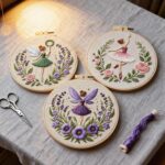 Elf Embroidery Kit Craft with Hoop, Color Threads and Needles, English Manual for Starters - Image 7
