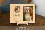 Dog Photo Frame SVG Bundle. Laser cut file for Glowforge. Dog memorial, pet frame, dog quote - Image 3
