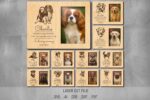 Dog Photo Frame SVG Bundle. Laser cut file for Glowforge. Dog memorial, pet frame, dog quote