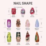 Festive Medium Almond Press-On Nails: Santa Claus, Wreath, Snowflakes & Candy Designs – Perfect for Christmas Day Gifts - Image 7