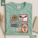 Comfort Colors® Throne of Glass Shirt, TOG Book Stamps Shirt, Terrasen The Thirteen T-Shirt, Fantastic Reader Tee, Fantasy Book Lover Gift - Image 9