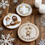 Christmas Embroidery Kits Nativity Designs For Beginners Adults 6inch DIY Craft Kits Hanging Decorations - Image 7