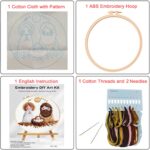 Christmas Embroidery Kits Nativity Designs For Beginners Adults 6inch DIY Craft Kits Hanging Decorations - Image 5