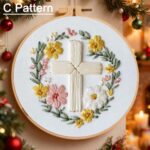 Christmas Embroidery Kits Nativity Designs For Beginners Adults 6inch DIY Craft Kits Hanging Decorations - Image 11