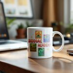 Zodiac Academy mug, Fantasy Readers,Celestial Heirs, Lance Orion Merch