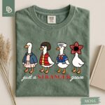 Comfort Colors Just A Stranger Goose T-Shirt,F unny Goose Parody Shirt, Graphic Tee, Sci-Fi Fan Tee, Trendy TV Series Tee, Gift For Friends