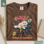 Comfort Colors® Dungeon Crawler T-Shirt, Carl Book Characters Graphic Tee, Princess Donut Shirt, Mongo is Appalled, This is an Outrageous