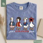 Comfort Colors Just A Stranger Goose T-Shirt,F unny Goose Parody Shirt, Graphic Tee, Sci-Fi Fan Tee, Trendy TV Series Tee, Gift For Friends - Image 6