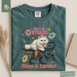 Comfort Colors® Dungeon Crawler T-Shirt, Carl Book Characters Graphic Tee, Princess Donut Shirt, Mongo is Appalled, This is an Outrageous - Image 8