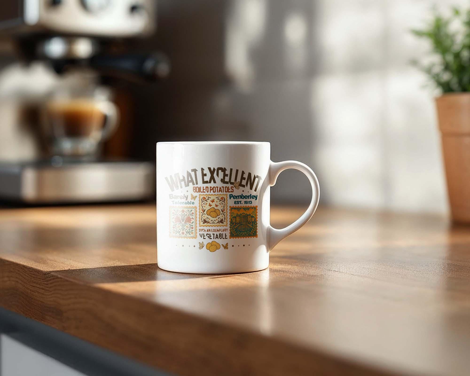 il_fullxfull.7517417940_srit Pemberley Pride And Prejudice Jane Austen Book Lover Gift Book Bookish Booktok Bookstagram Bookish Gift Book Lover Regency Mug - Image 1