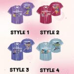 Custom Name Custom Mickey And Friends 5K 10K Baseball Jersey, runDisney Marathon 2026 Jersey, Dopey 486 Miles Running Jersey, DN W MYGT3I - Image 2