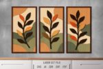 Modular Painting SVG Bundle. Laser cut file for Glowforge. Plants, branches with leaves, floral layered frames, botanical wall decor - Image 3