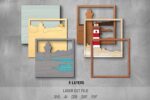 Lighthouse SVG Bundle. Laser cut file for Glowforge, Ocean, sea, seagull, sailboat, coast, nautical layered frame, wall decor - Image 7