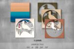 Lighthouse SVG Bundle. Laser cut file for Glowforge, Ocean, sea, seagull, sailboat, coast, nautical layered frame, wall decor - Image 9