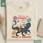 Comfort Colors® Dungeon Crawler T-Shirt, Carl Book Characters Graphic Tee, Princess Donut Shirt, Mongo is Appalled, This is an Outrageous - Image 3