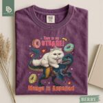 Comfort Colors® Dungeon Crawler T-Shirt, Carl Book Characters Graphic Tee, Princess Donut Shirt, Mongo is Appalled, This is an Outrageous - Image 4