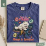 Comfort Colors® Dungeon Crawler T-Shirt, Carl Book Characters Graphic Tee, Princess Donut Shirt, Mongo is Appalled, This is an Outrageous - Image 6