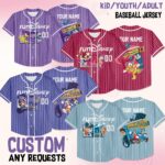 Custom Name Custom Mickey And Friends 5K 10K Baseball Jersey, runDisney Marathon 2026 Jersey, Dopey 486 Miles Running Jersey, DN W MYGT3I