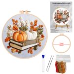 Ghost Embroidery Kit - 2026 Forest Series For Beginners 6inch DIY Craft Kits Hanging Decorations - Image 8