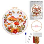 Ghost Embroidery Kit - 2026 Forest Series For Beginners 6inch DIY Craft Kits Hanging Decorations - Image 7