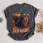 Red Rising Howlers Comfort Colors Shirt – Darrow Inspired Sci-Fi Fan Tee, Unisex Book Series Merch - Image 2