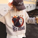 Red Rising Howlers Sweatshirt – Darrow Inspired Sci-Fi Fan Shirt, Unisex Book Series Merch