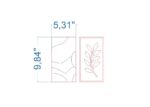 Modular Painting SVG Bundle. Laser cut file for Glowforge. Plants, branches with leaves, floral layered frames, botanical wall decor - Image 4
