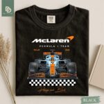 McLaren F1 Car Comfort Colors Shirt, Formula Racing Inspired Tee, McLaren Fans Shirt, Formula One Fan Gift, Motorsport Aesthetic T-Shirt - Image 8